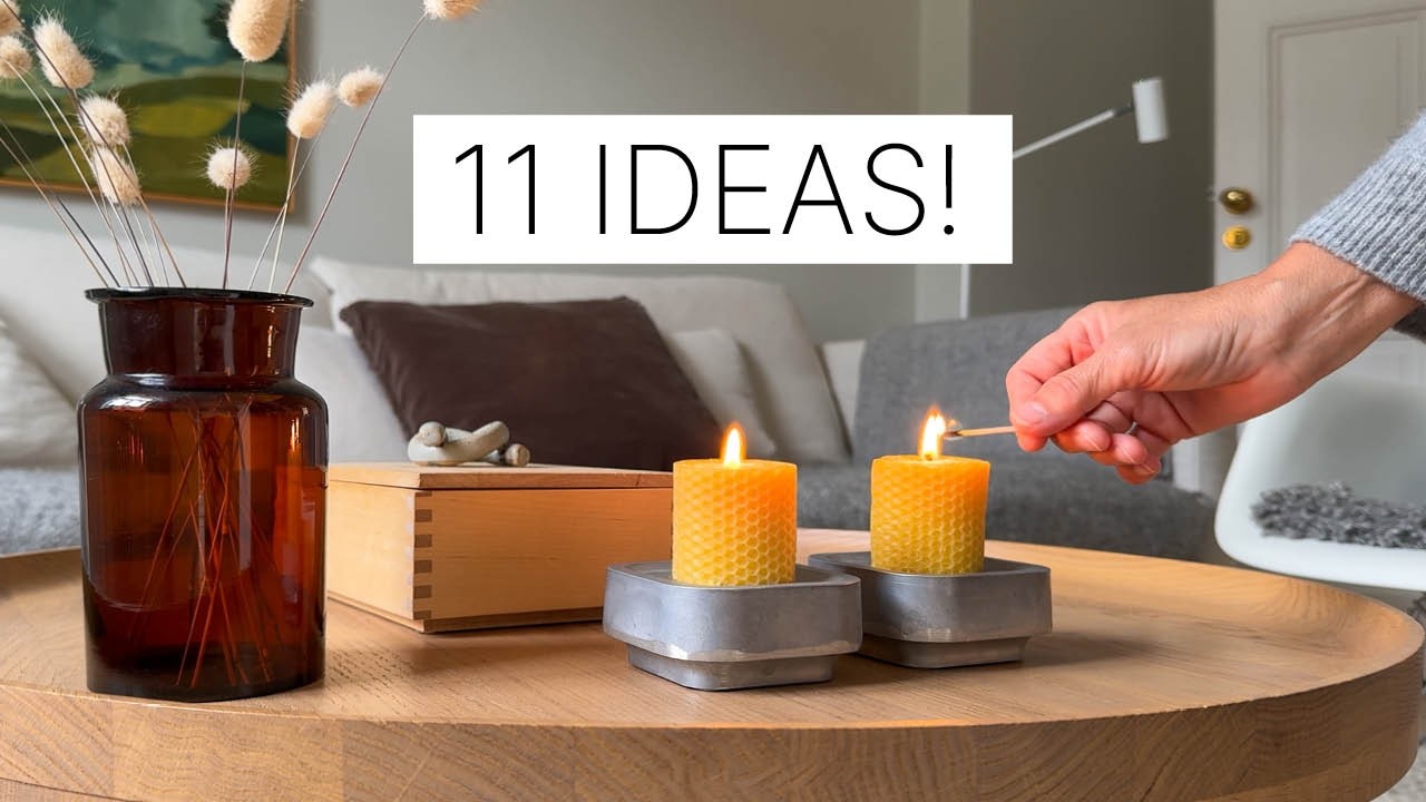 11 ways to GET COZY for FALL + Easy BEDSKIRT!