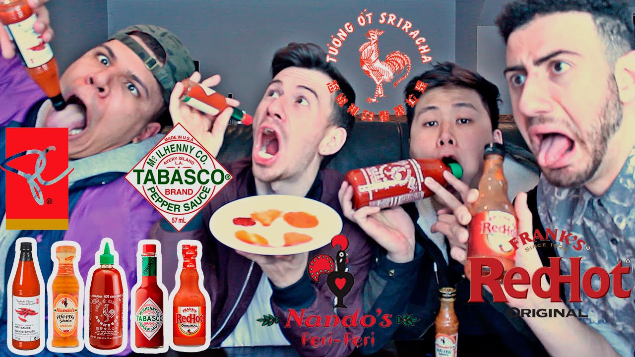 BLIND HOT SAUCE TASTE TEST