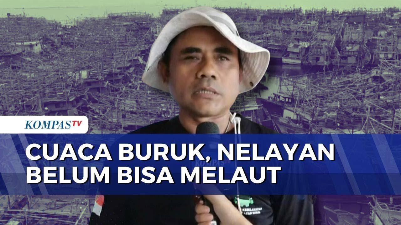 Cuaca Buruk, Begini Penampakan Kapal Nelayan Menumpuk di Muara Angke | KOMPAS SIANG