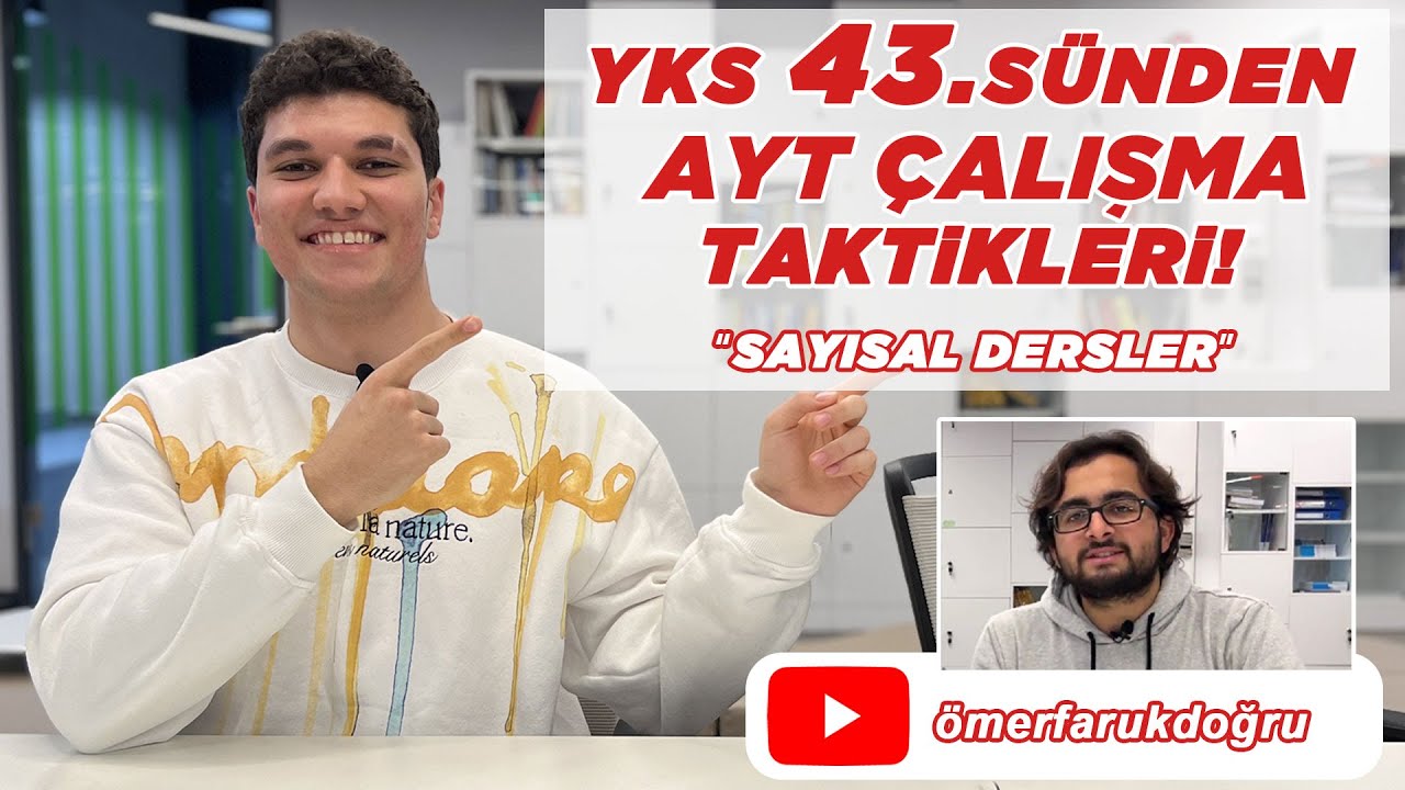 KOLAYCA AYT FULLETEN PÜF NOKTALAR ! DERS DERS AYT TAKTİKLERİ (TÜRKİYE 43.SÜ İLE)