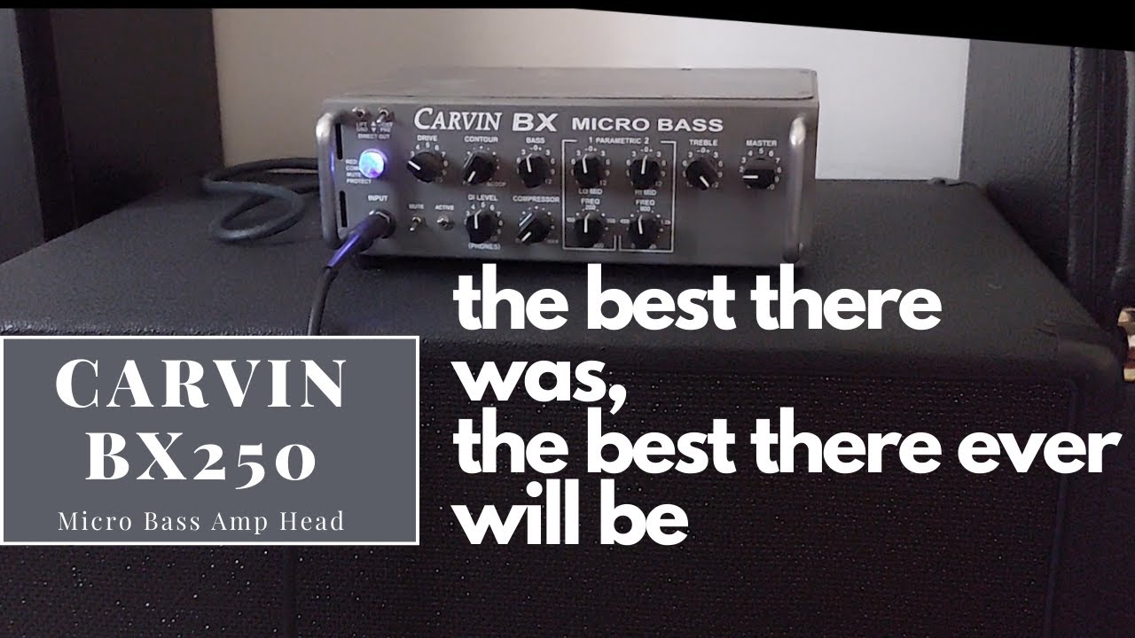 Carvin BX250 Micro Bass Amp Head | Test