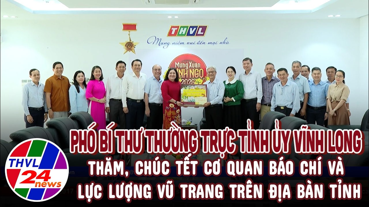 Phó Bí thư Thường trực Tỉnh ủy Vĩnh Long thăm, chúc Tết cơ quan báo chí và LLVT trên địa bàn tỉnh