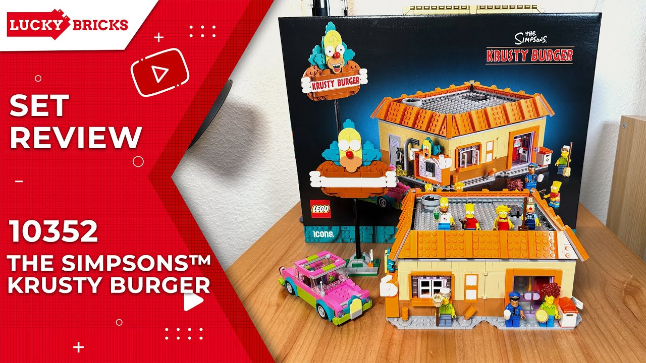 Ein Klassiker ist zurück! | Review LEGO® ICONS 10352 - The Simpsons - Krusty Burger