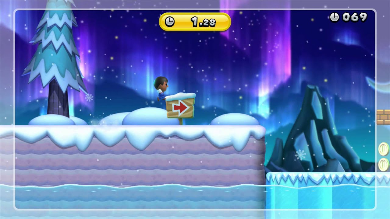 New Super Mario Bros U - Time Attack Challenges - All Gold Medals Earned