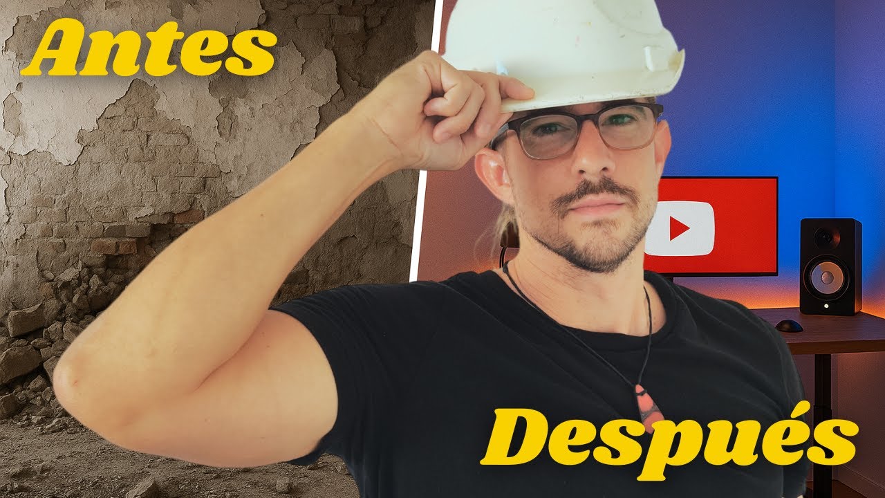 Antes vs Después: Así Quedó Mi Nuevo Estudio de YouTube