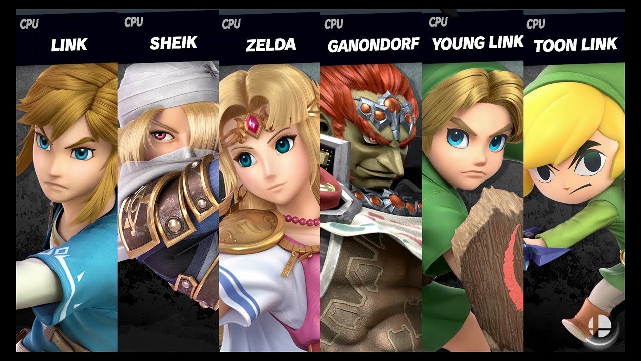 The Legend Of Zelda Showcase : Super Smash Bros Ultimate Smash Mode Gameplay