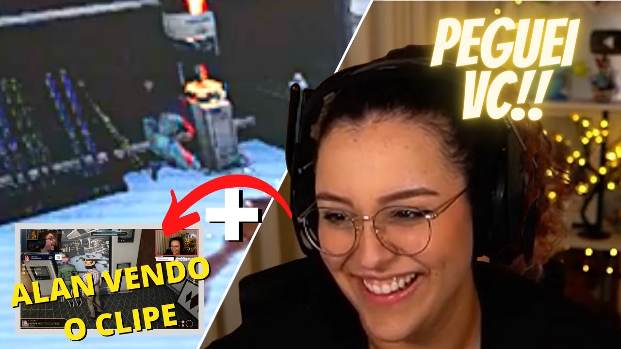 Maethe pegou o alan no flagra!! / Alan vendo o clipe
