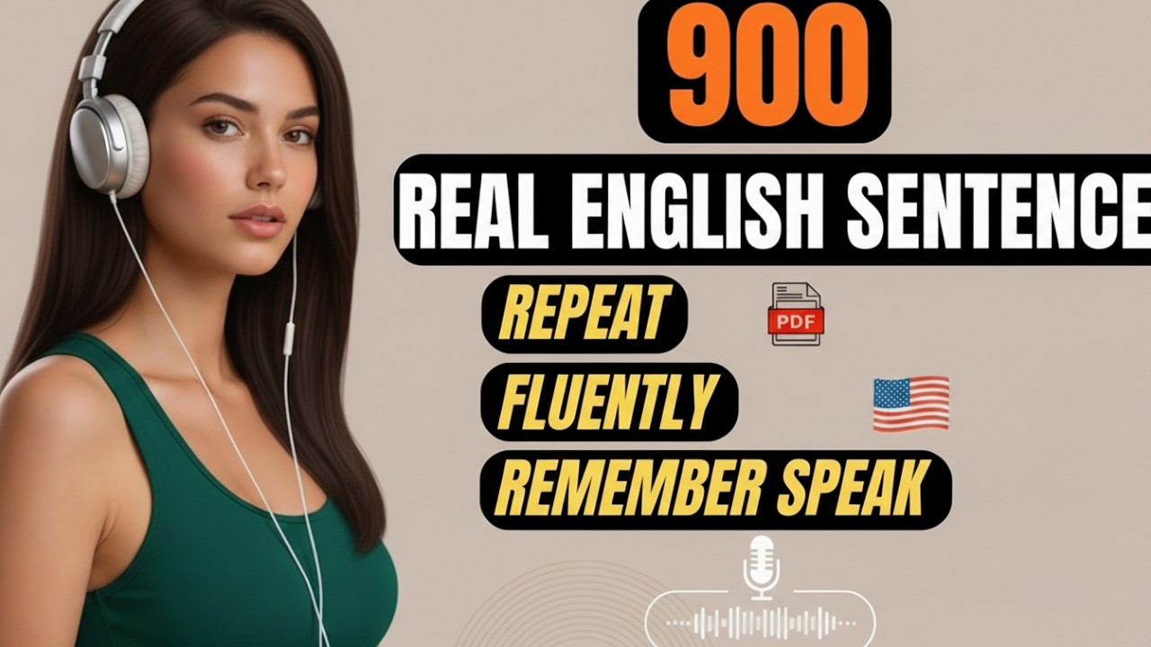 900 Real English Sentences for Daily Use   Repeat, Remember, Speak Naturally