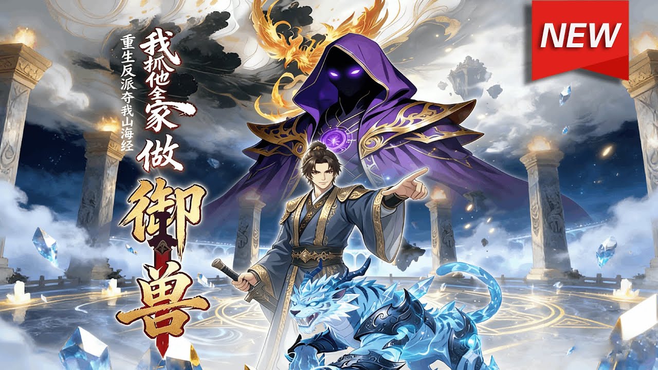 MULTISUB📢新番上线《重生反派夺我山海经，我抓他全家做御兽》第1~52集丨顾风召唤出本命御兽“山海经”！不料被重生反派所夺！生死存亡之际，他意外觉醒御灵系统—能够将人变成“御兽”！#破晓动漫社