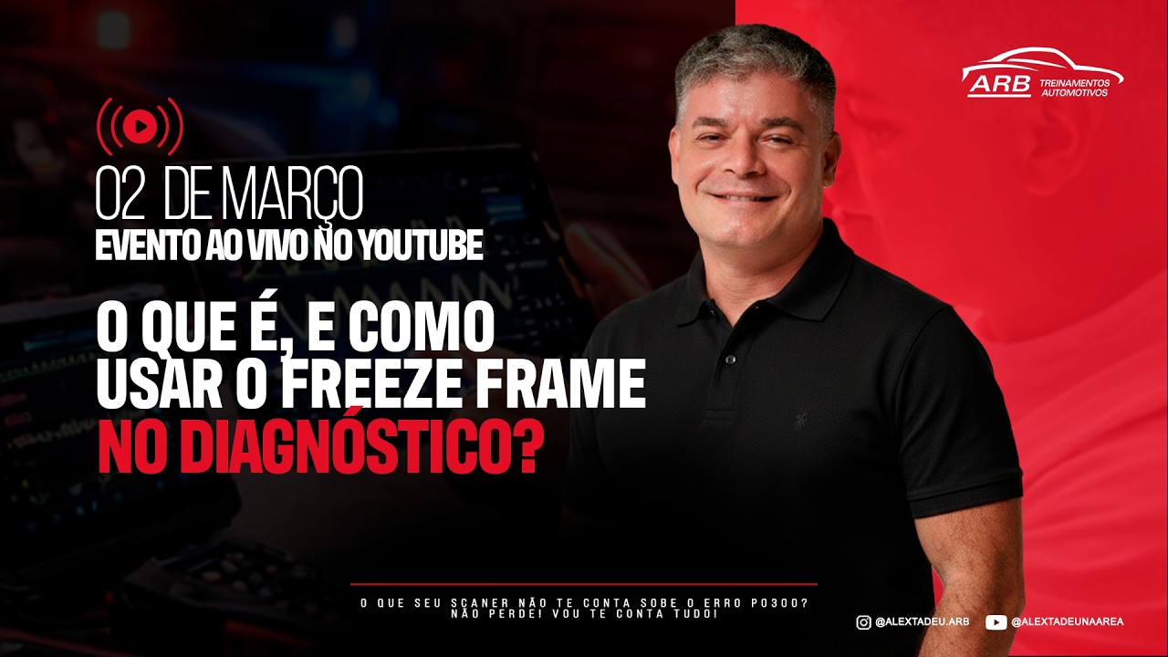 🔴 EVENTO ESPECIAL - FREEZE FRAME: O Recurso Escondido Que Pode Salvar Seu Diagnóstico!  - 02/03/26