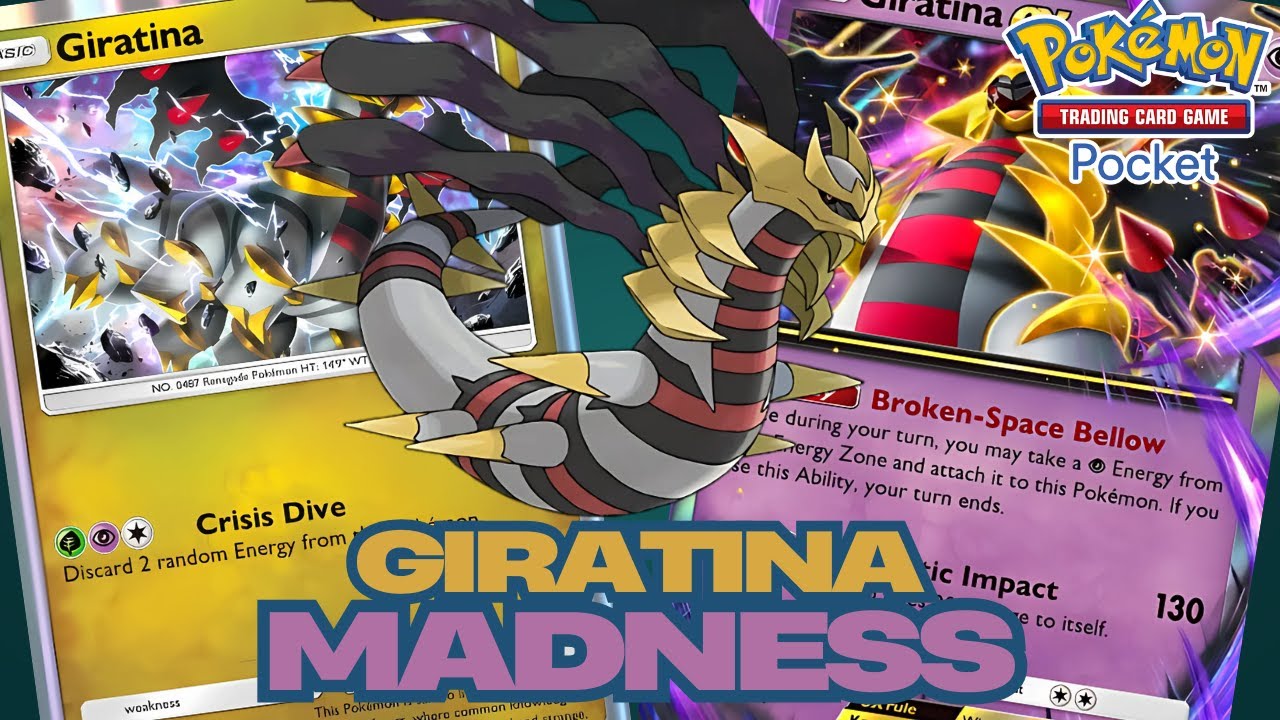 This deck has FOUR COPIES of GIRATINA and it ACTUALLY WORKS! Climbing to MASTER BALL. Pokemon TCGP