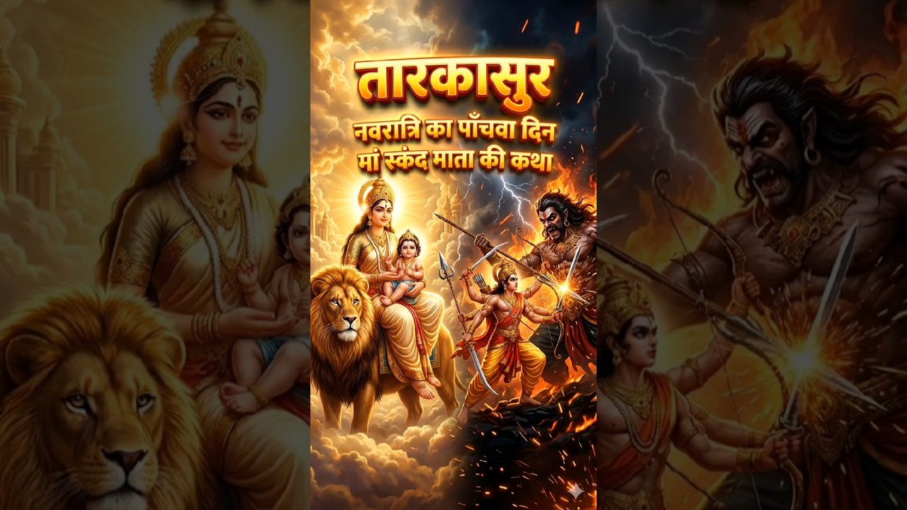 स्कंद माता की कथा🔥 तारकासुर का वध#share #viralvideos #subscribe#trustory #trending #views#subscribe