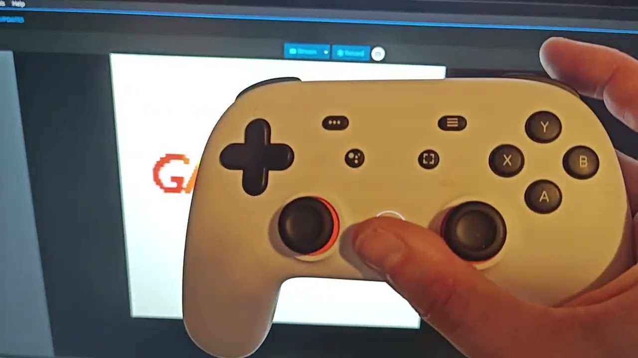 Stadia controller and Analogue pocket dock