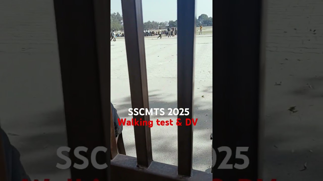 #Ssc mts test dv walking