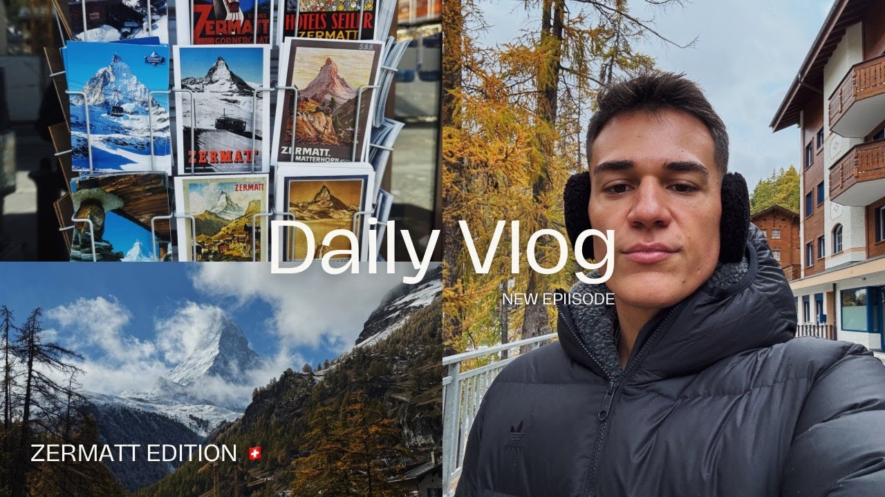 VLOG 7: fim de semana em Zermatt 🇨🇭🏔️ com MUITO frio e paisagens de nos deixar sem palavras!!