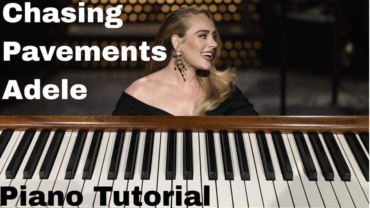 Chasing Pavements - Adele - Easy Piano Tutorial