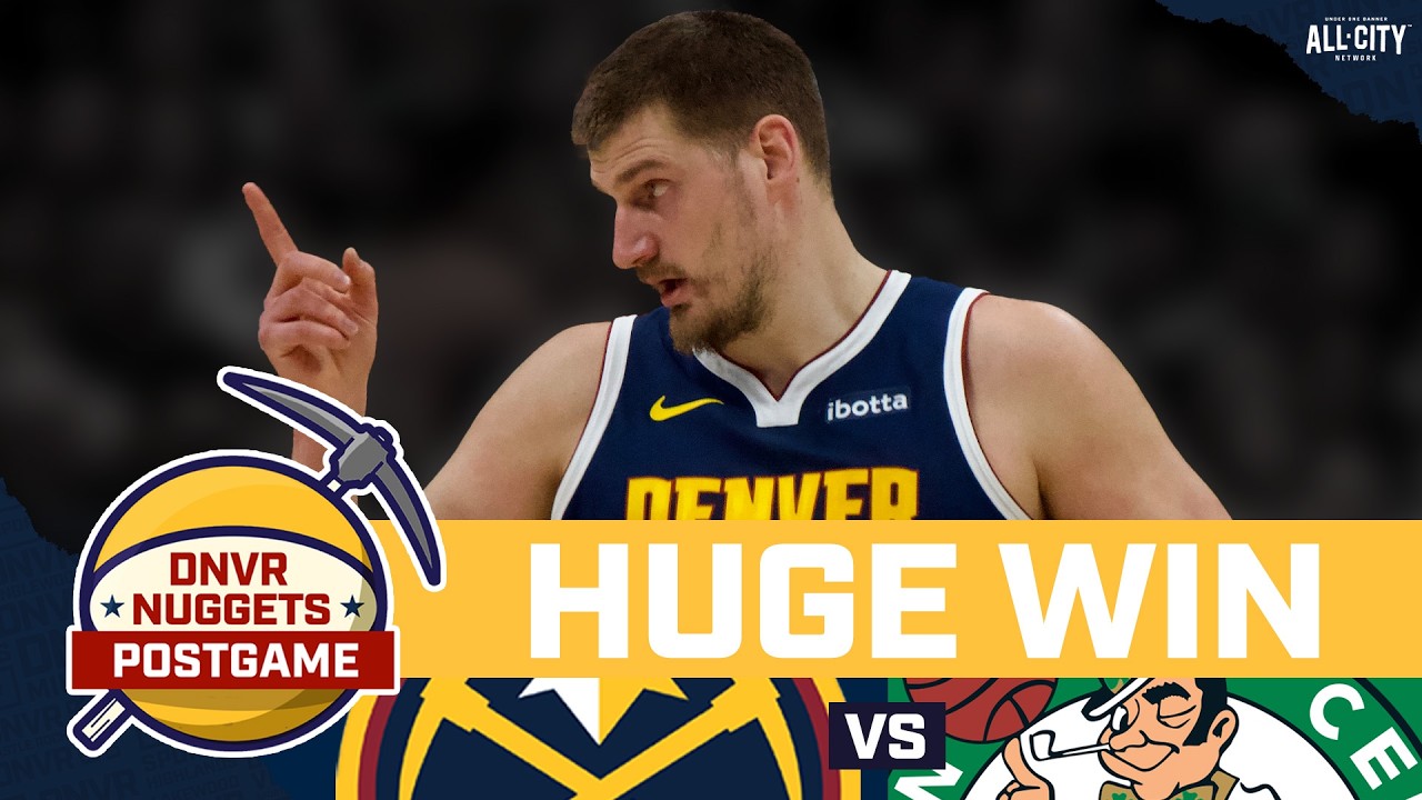 Jokic, Nuggets Defense Shows Up in Win Over Celtics | DNVR Nuggets Postgame Live