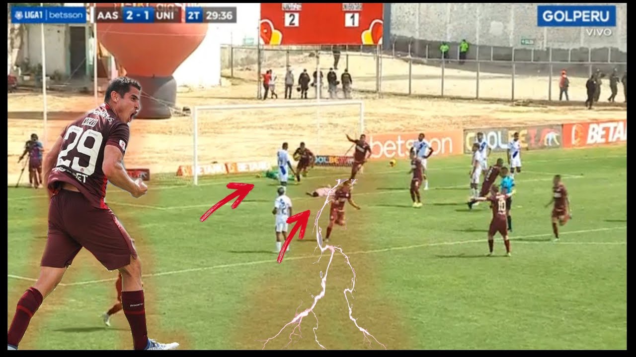 Así empuja EL JUGADOR CON MAS HUEVOS del futbol peruano.