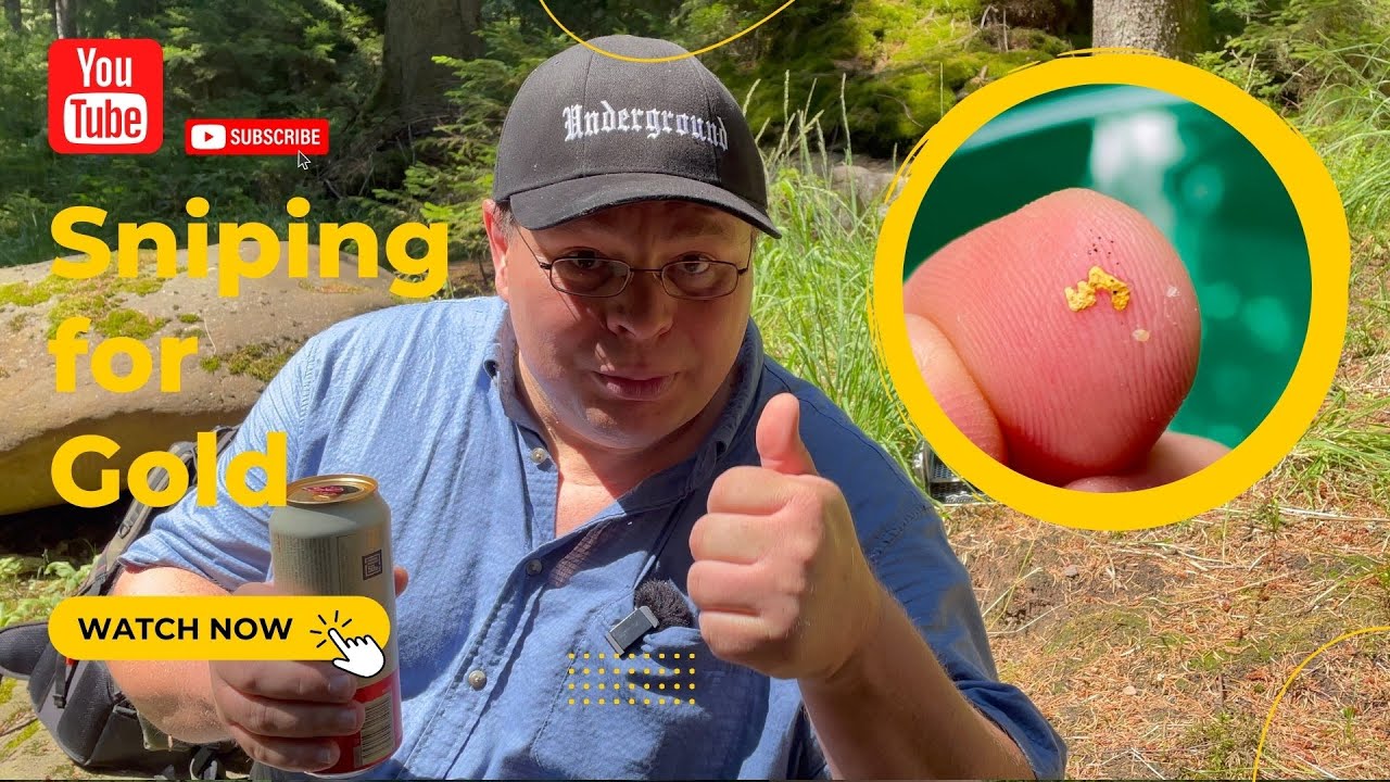 Goldwaschen in Deutschland - Sniping for Gold  / Outdoor Gold