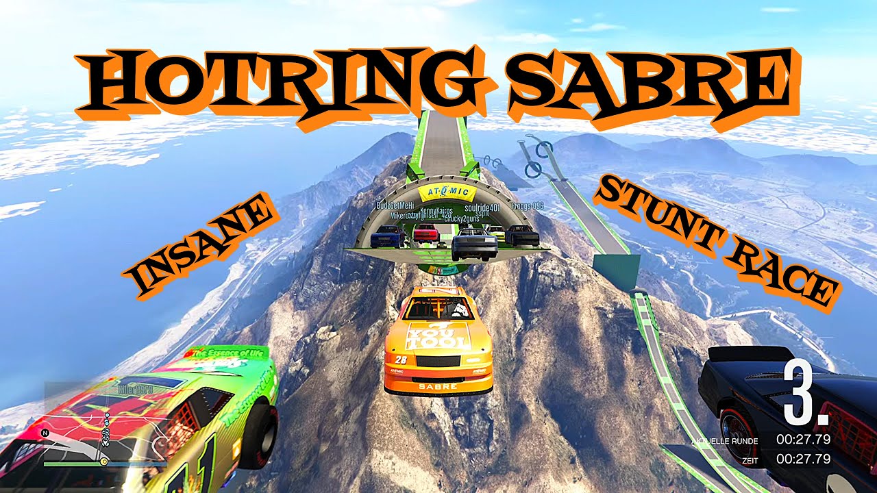 GTA 5 Hotring SABRE Insane STUNT Race 😱🚀