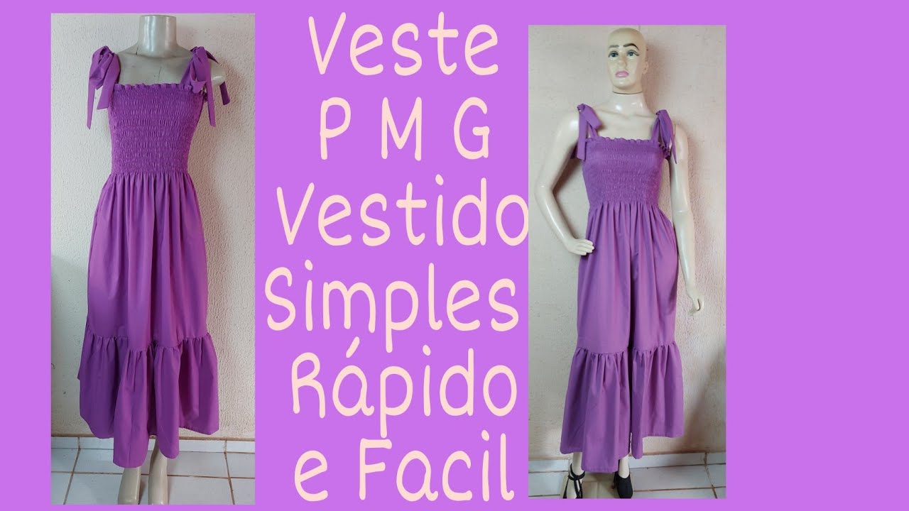 Vestido de Lastex Que Veste PMG