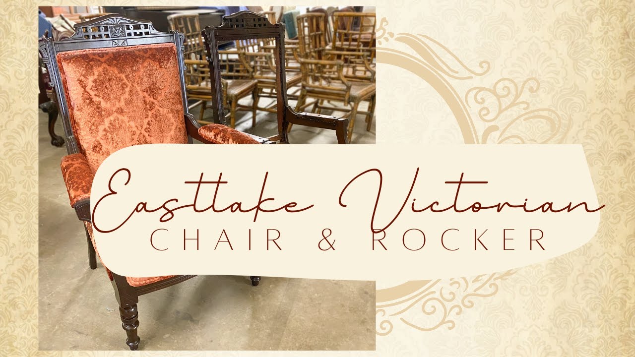 Antique Restoration | Eastlake Victorian Chair & Rocker