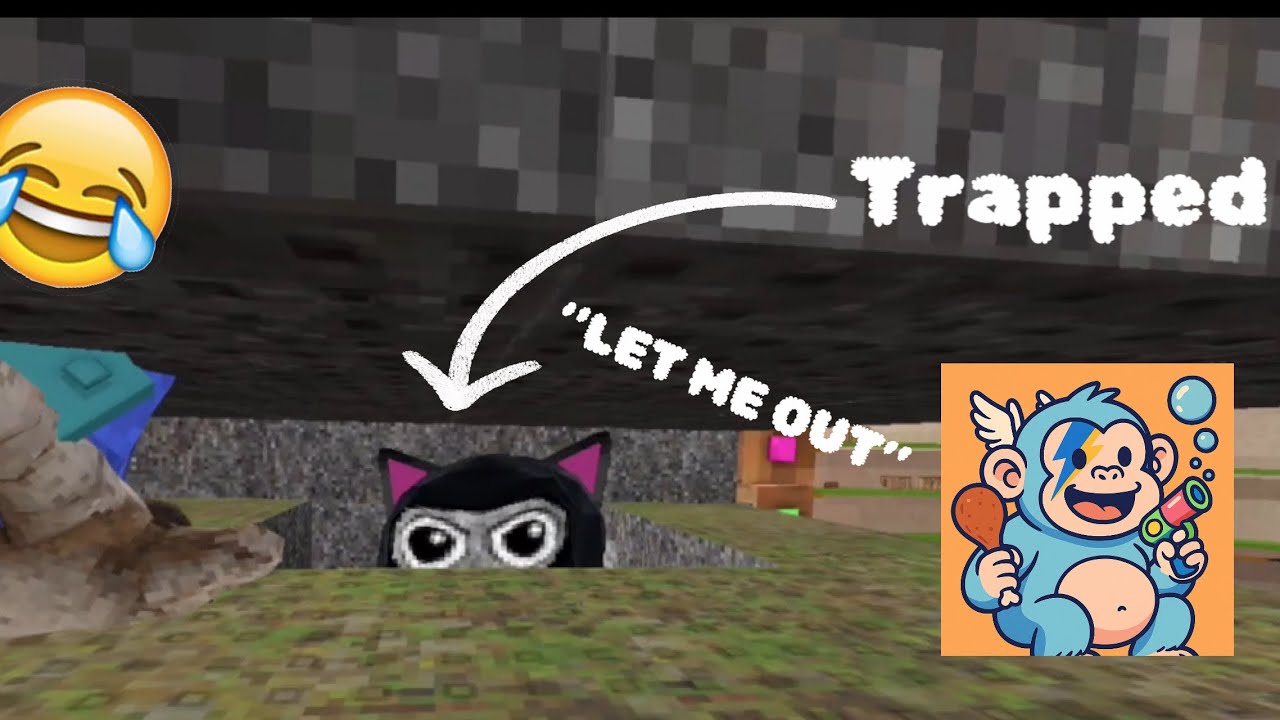 Trapping kids in monkey blocks