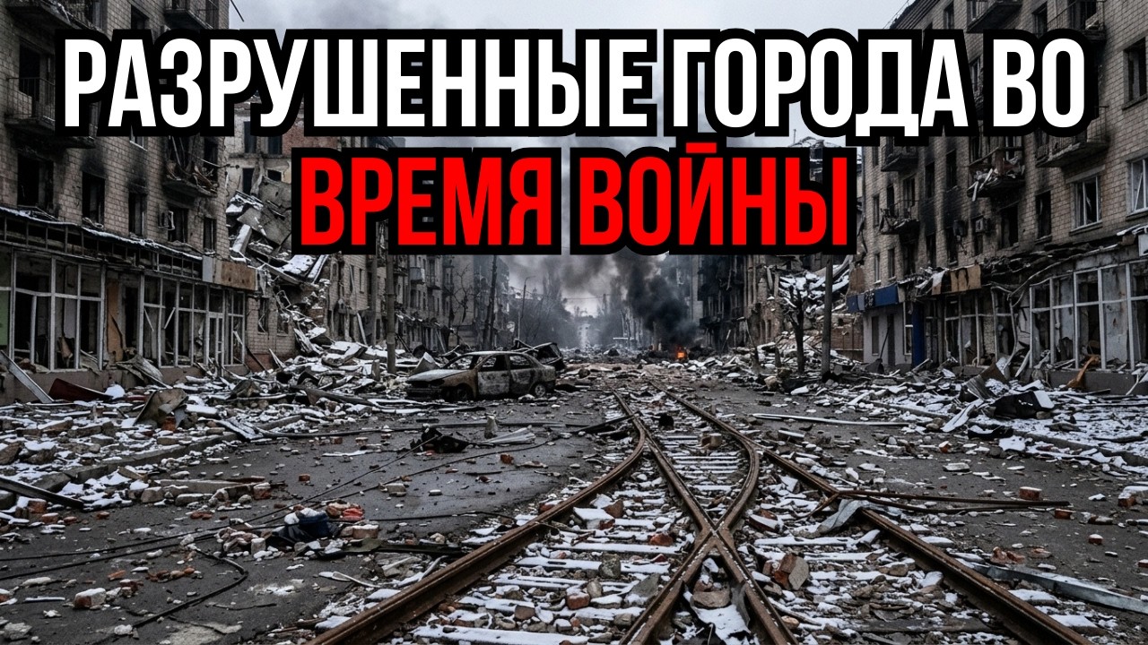 5 САМЫХ РАЗРУШЕННЫХ ГОРОДОВ ВОЙНЫ РОССИИ И УКРАИНЫ