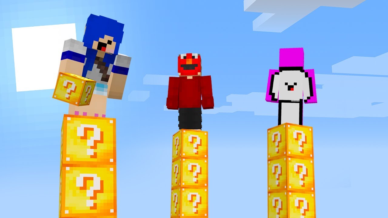 Pilar de Lucky block é coisa de DOIDO!