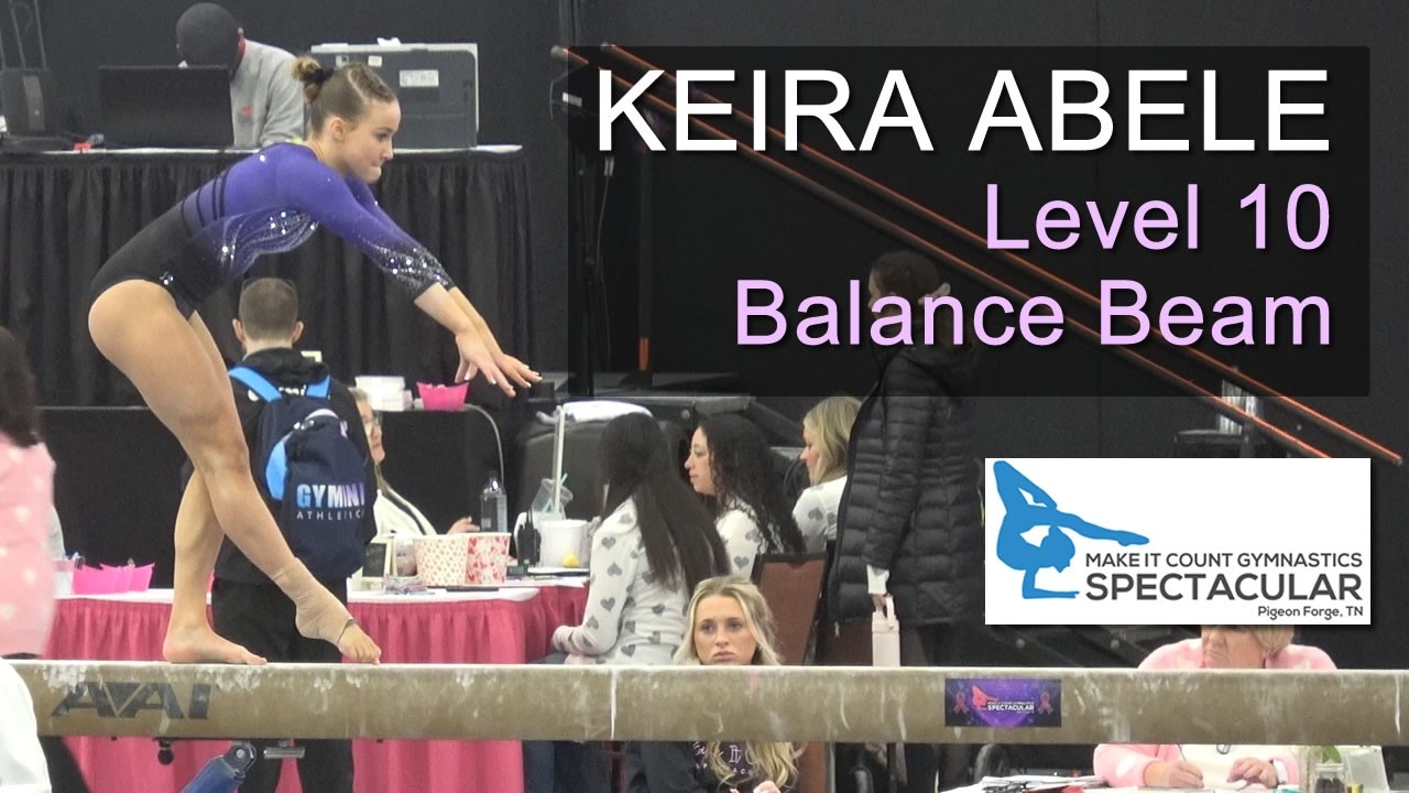 2026 Make It Count Spectacular: Beam 8.825 (5th) - Keira Abele