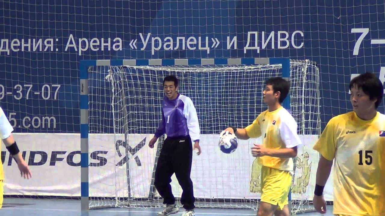 WCH U19. Japan vs Argentina. ワールドハンドボール選手権アンダー19選手権。日本対アルゼンチン、24:23、2015年8月11日