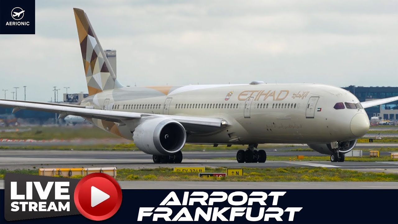 ✈️ LIVE 4K Frankfurt Airport (FRA) &mdash; Sunday Morning: Runway 18 Focus (West & Center) | 02 Nov 2025