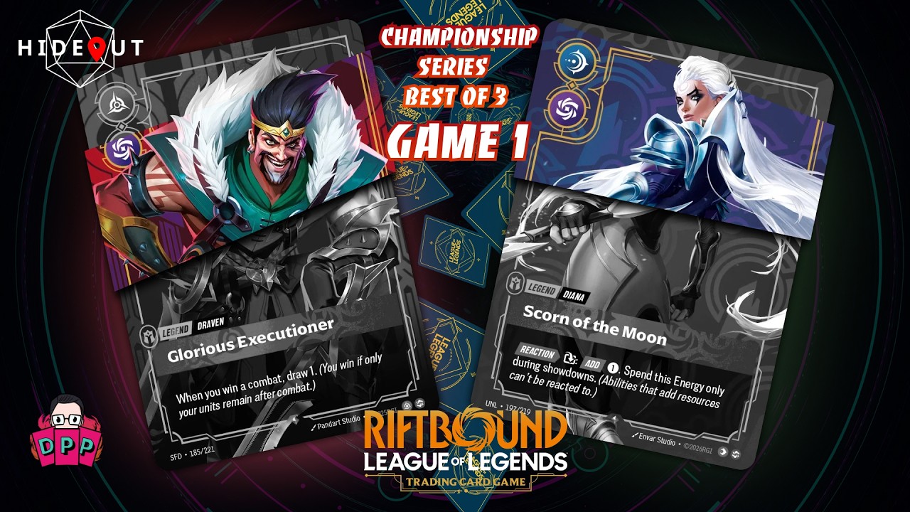 Riftbound Championship Series Top4 - Draven Vs Diana Game 1