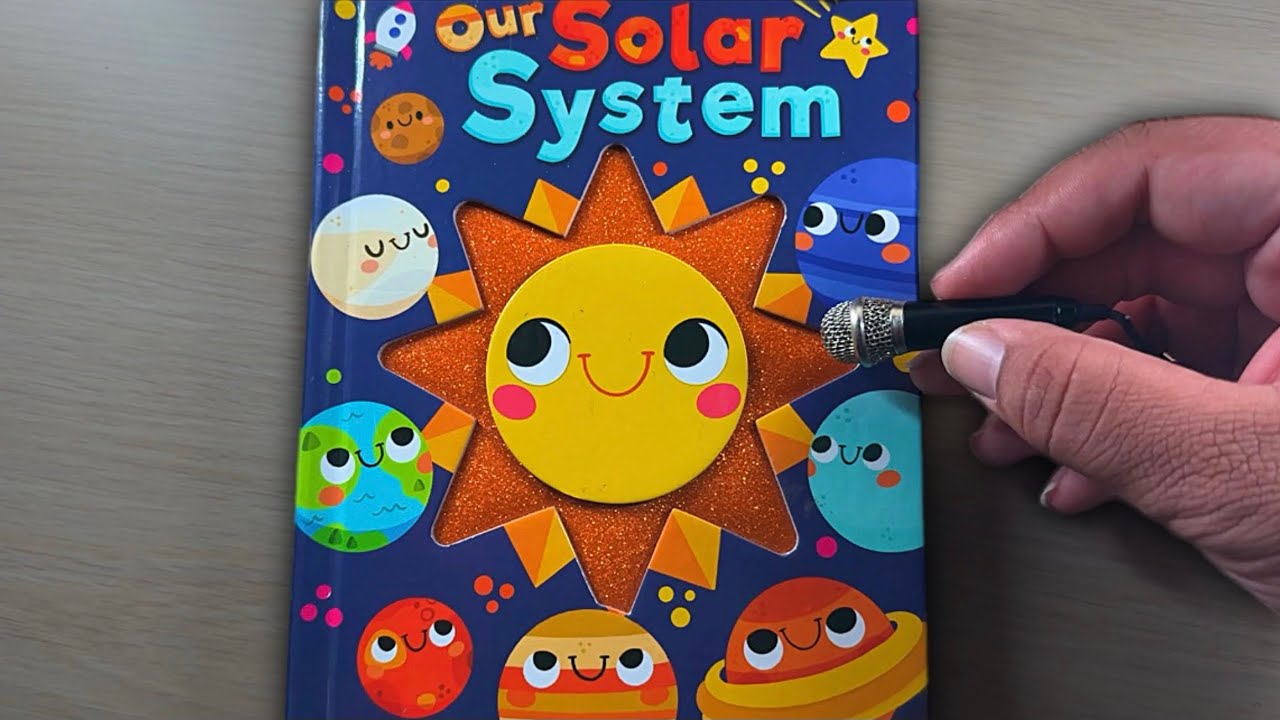 ASMR Mini Mic on a Sensory Book! ☀️