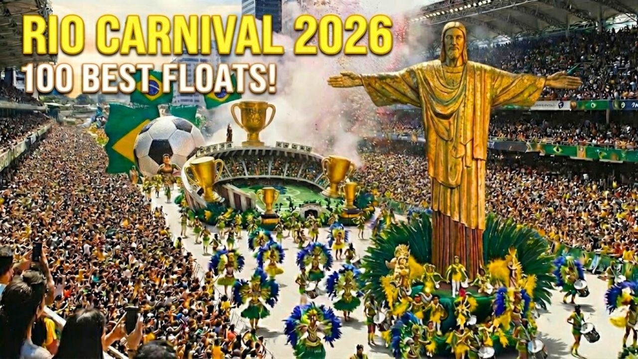 100 BEST FLOATS! 🔥 The Most Spectacular Rio Carnival 2026 Unbelievable Historic Moments & Samba 4K