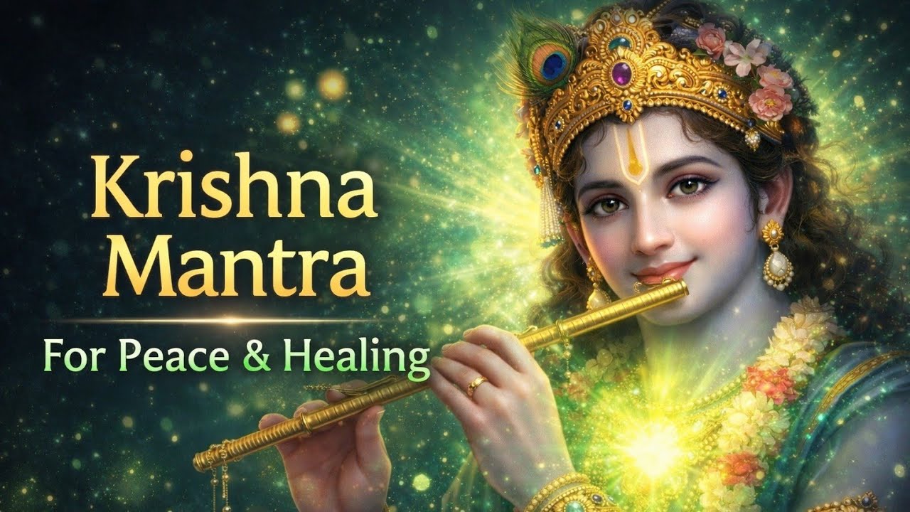 Krishna Vasudevaay Hare Parmatmane Mantra | Chant 21 Times for Peace & Positivity