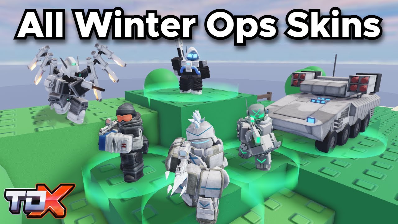 TDX All Winter Ops Skins Showcase