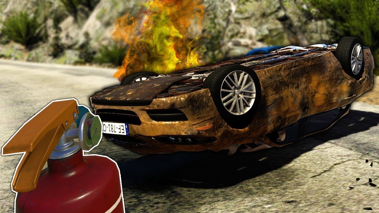 İNANILMAZ ARABA KAZASI SİMULATOR!! (Accident)