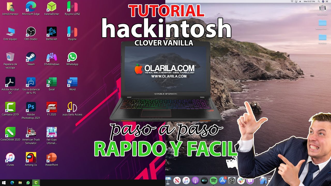 Instalar macOS Catalina en nuestro equipo Windows con la imagen de Olarila Clover Vanilla