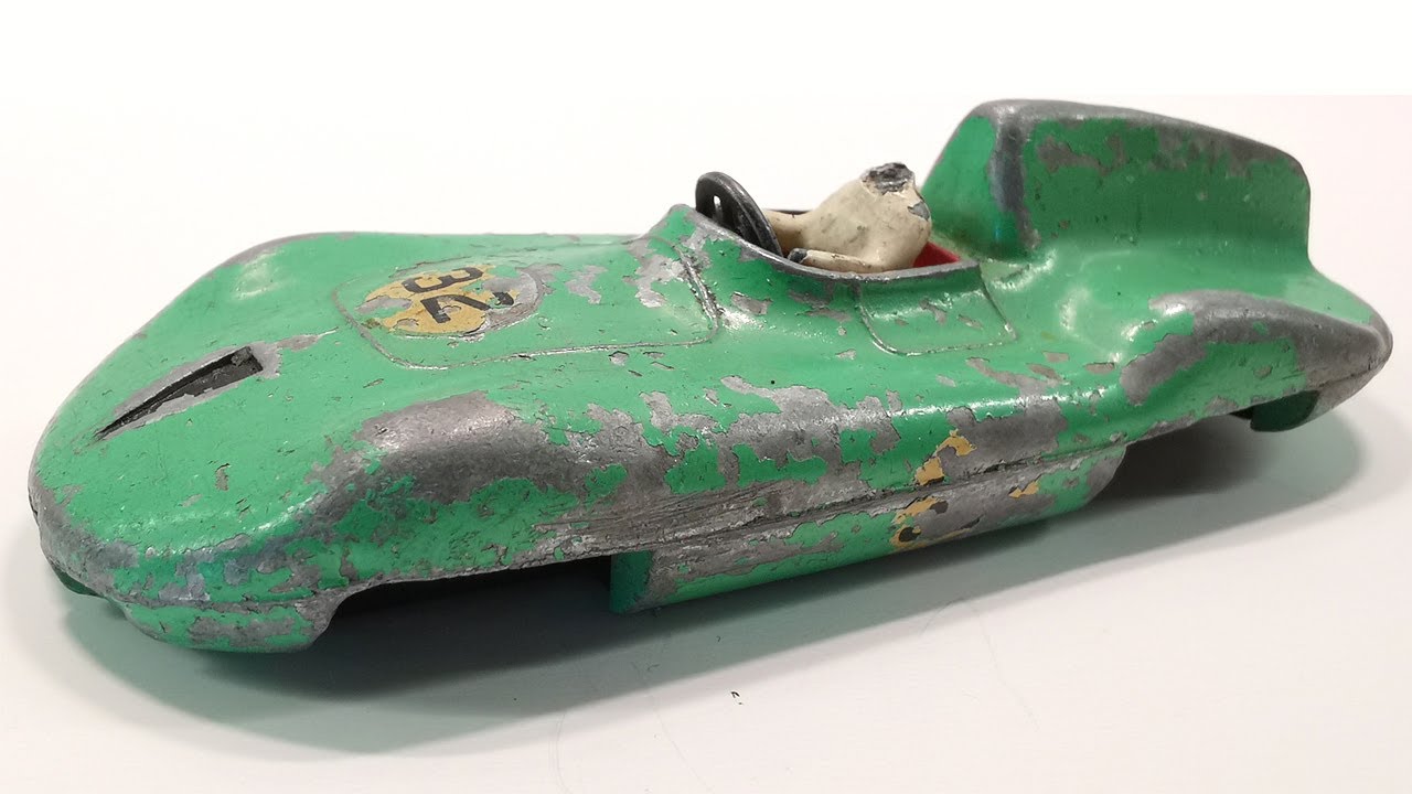 Dinky custom restoration of Connaught rally car #236 Игрушечная литая модель.