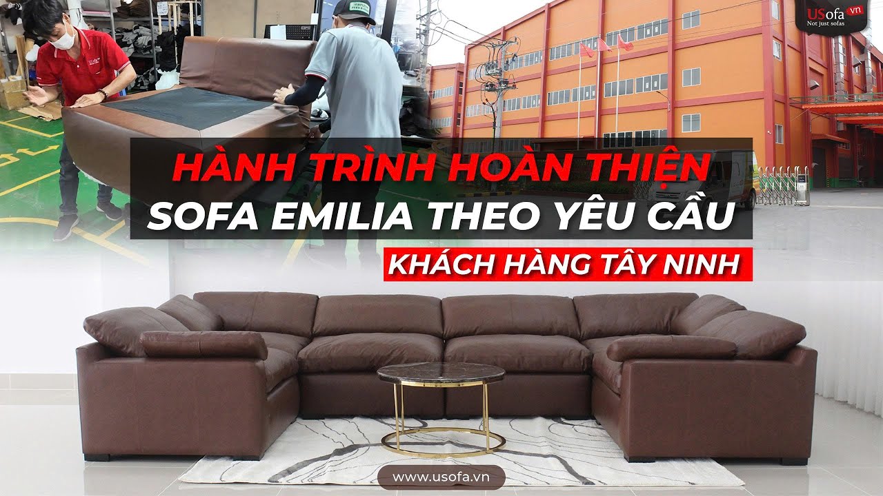 USofa B&agrave;n Giao Sofa Emilia Cao Cấp | Giải Ph&aacute;p Sofa Theo Y&ecirc;u Cầu Cho Biệt Thự & Ph&ograve;ng Phim #usofa