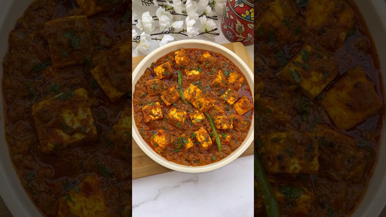 Dhaba Style Paneer Masala😍 #shorts #paneerrecipe #youtubeshorts