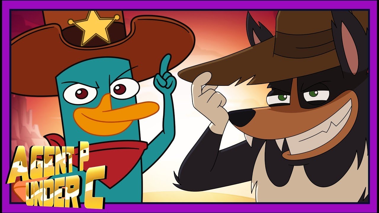 Perry Goes Undercover as a Wild West Cowboy! 🤠 | Agent P Under C | @disneychannelanimation