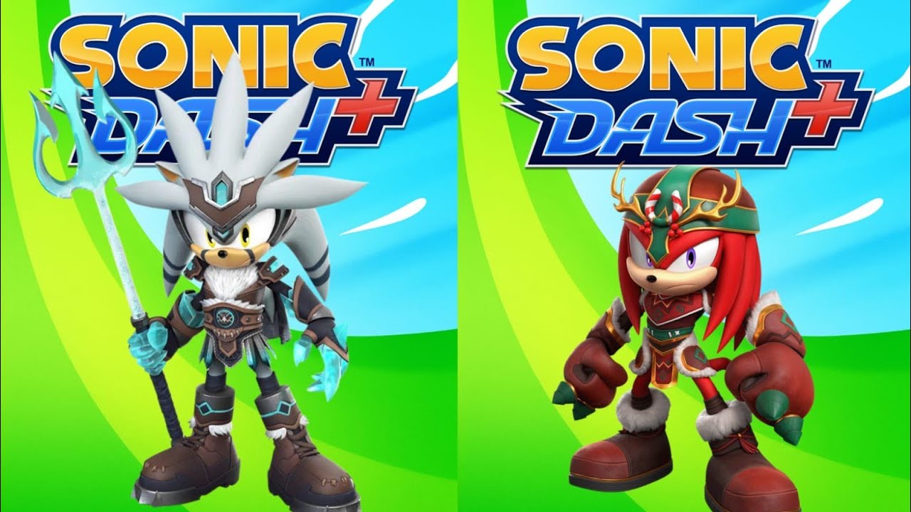 Sonic Dash - RAGNAROK SILVER vs REINDEER KNUCKLES 🆚 All Bosses - All Charcters Unlcoked