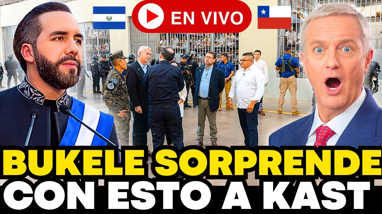 🚨 EN VIVO: CADENA NACIONAL | Bukele SACUDE a CHILE con este mensaje histórico VISITA DE KAST