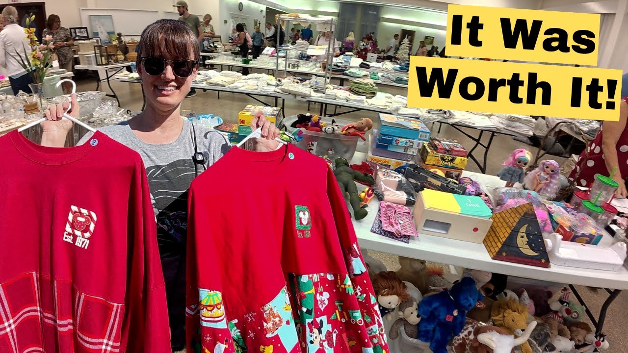 We Had To PAY To Get Into A HUGE Church Rummage Sale EARLY!