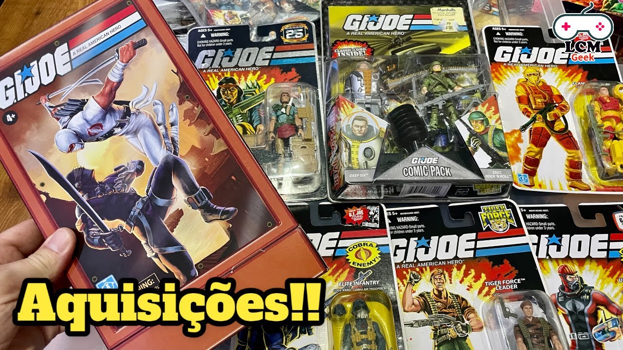 GI JOE! Aquisições recentes pra coleção! - Comandos em Ação!