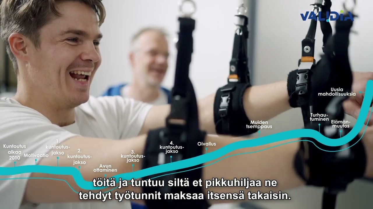 Pekka Hyysalon kuntoutuspolku Validialla