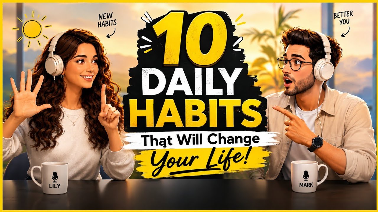 10 Daily Habits That Will Change Your Life | English Listening Practice | Lily & Mark Podcast