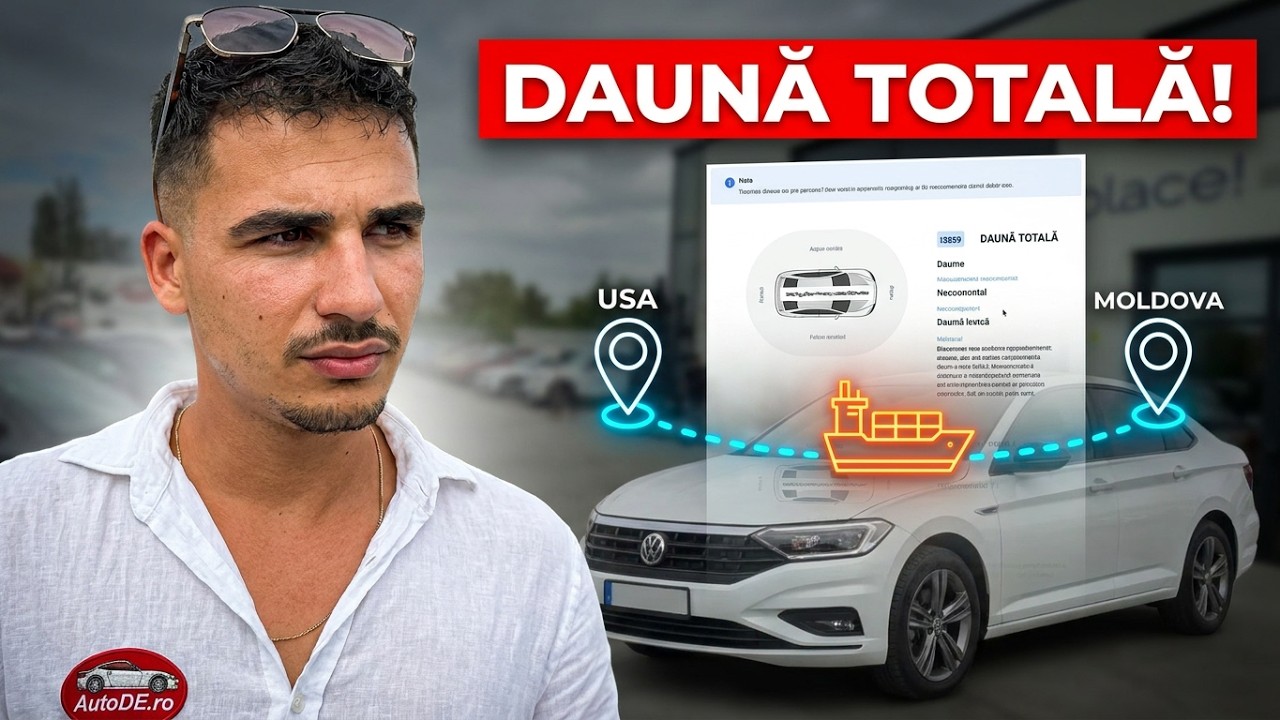 De ce MASINILE CU DAUNA TOTALA DE AMERICA ajung in Moldova si Ucraina !? 😵‍💫